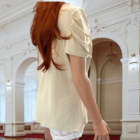 NEW YORK & COMPANY stretch *NWT* wrap top - Picture 3 of 5